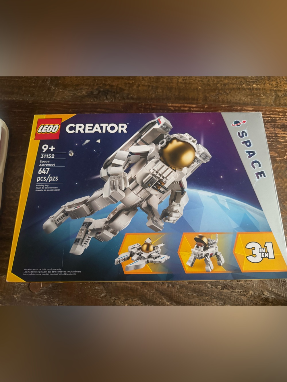 LEGO Creator Space Astronaut 3 in 1 new and unopened #31152